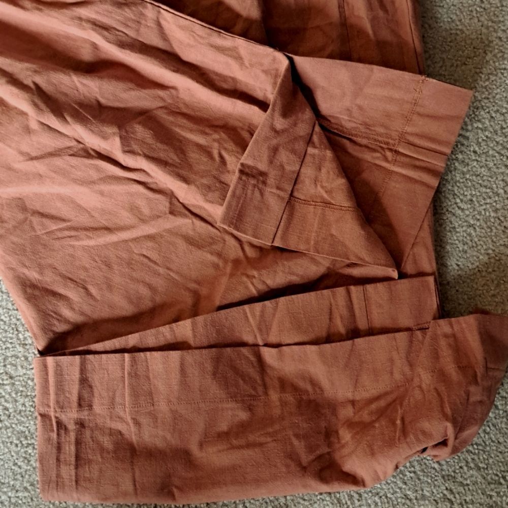 LARGE   HALARA PLICATED WIDE LEG PALAZZO CAPRI - Picture 6 of 11